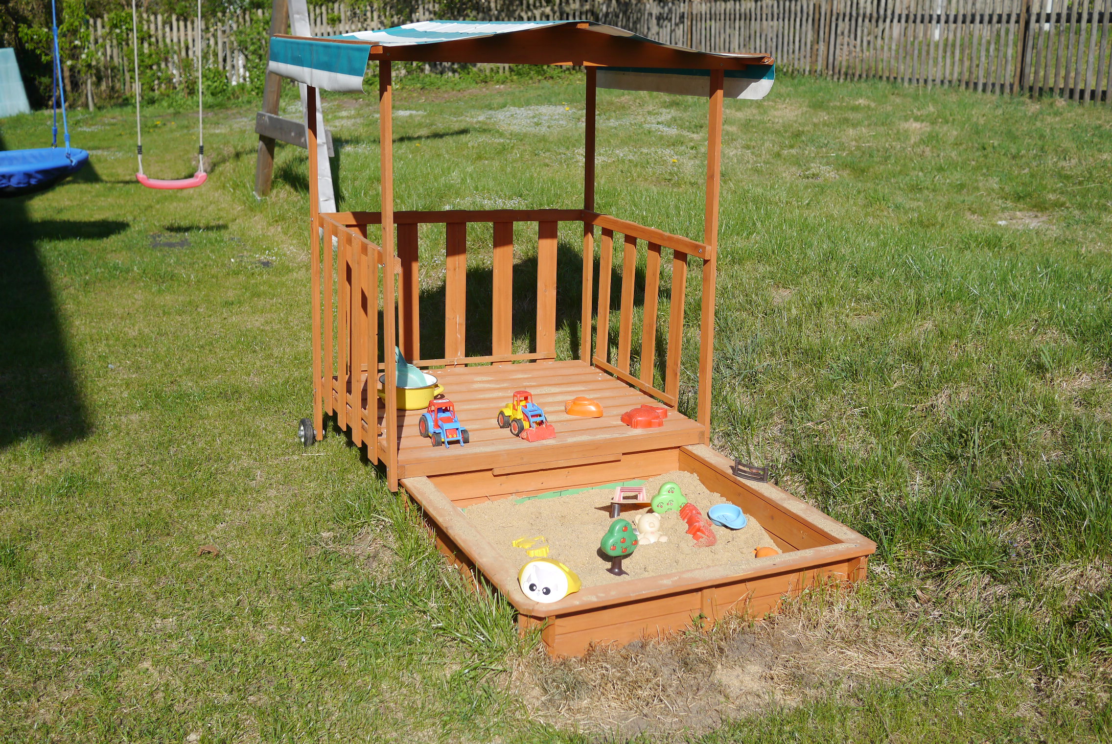 Our sandbox for the little ones.